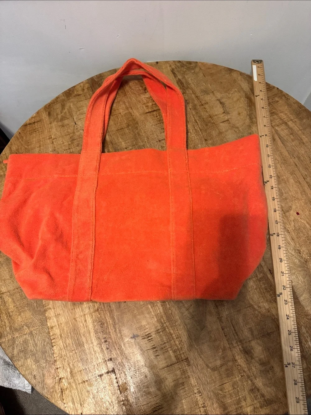 Shialeah Orange Suede Tote Bag - Women's Carryall